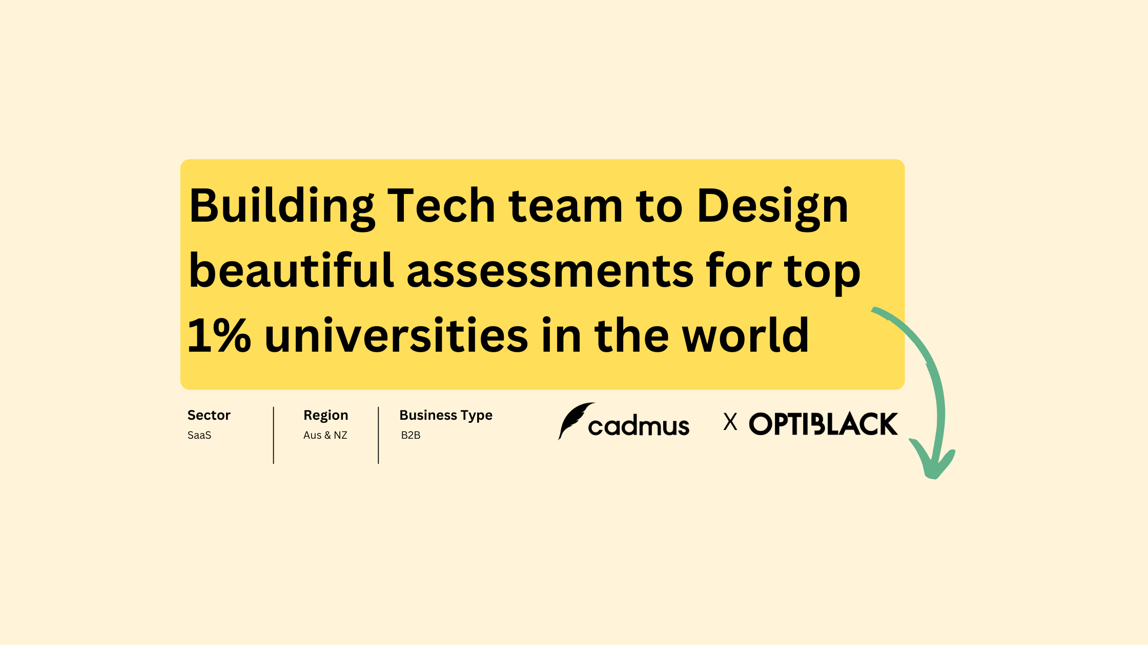 Cadmus designing beautiful assessments for top universities in world