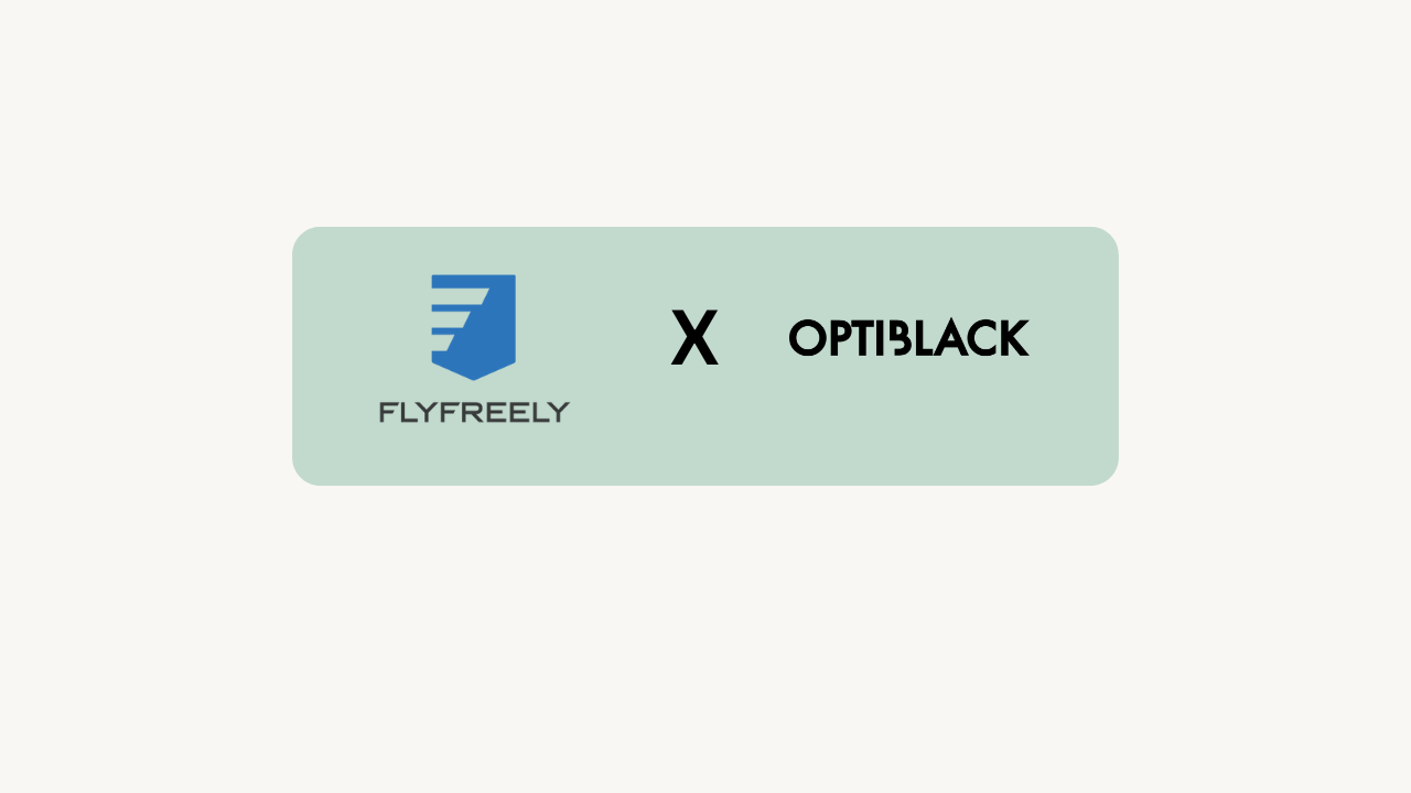 Optiblack Fly Freely Analytics Partnership