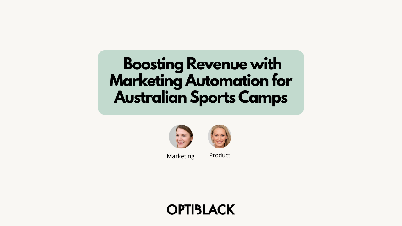 Optiblack Australian Sports Camps Marketing Automation Klaviyo