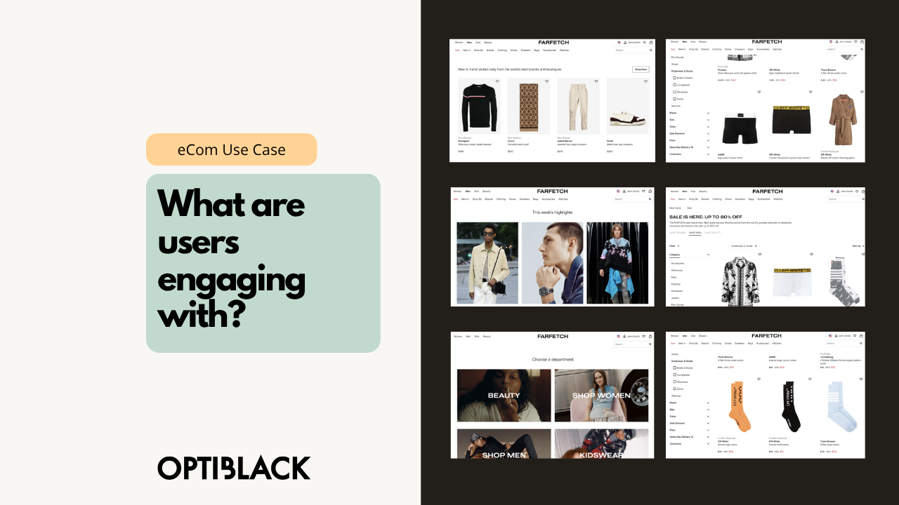 eCom Use Case: What are users engaging with?