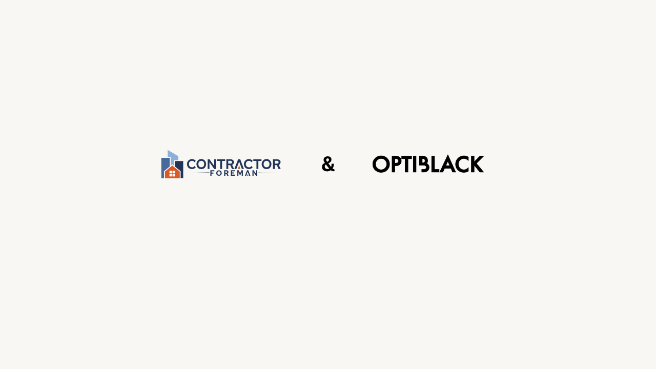 Contractor Foreman Selects Optiblack as Analytics Partner to Drive Product Growth and Customer Success
